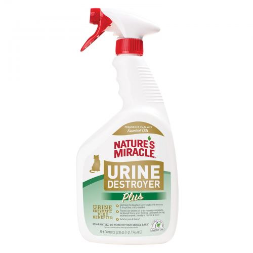 Знищувач плям та запахів сечі котів Nature's Miracle Urine Destroyer, 8in1, 946 мл