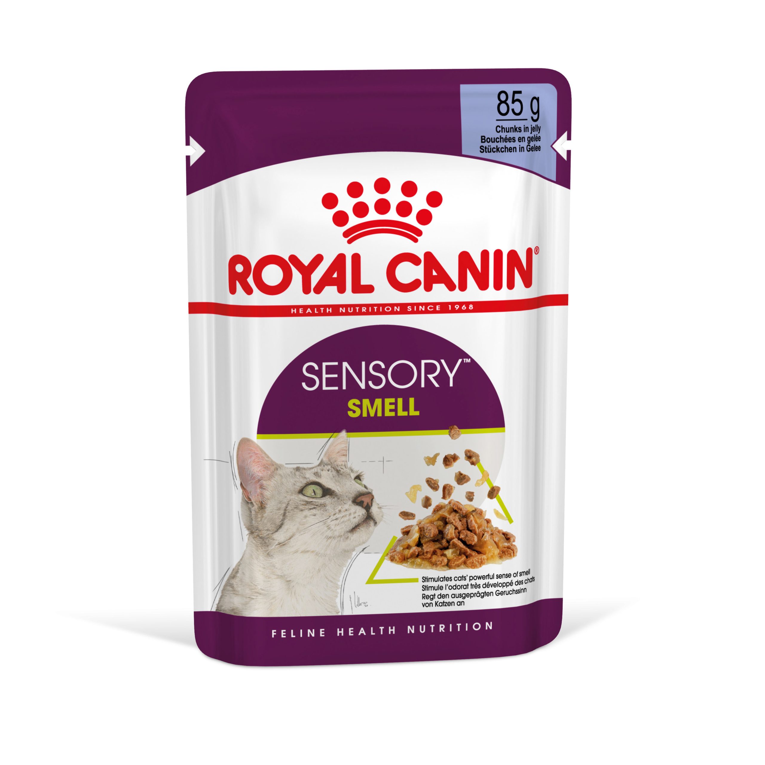 Вологий корм для дорослих котів ROYAL CANIN SENSORY SMELL JELLY 85г - Зображення 5