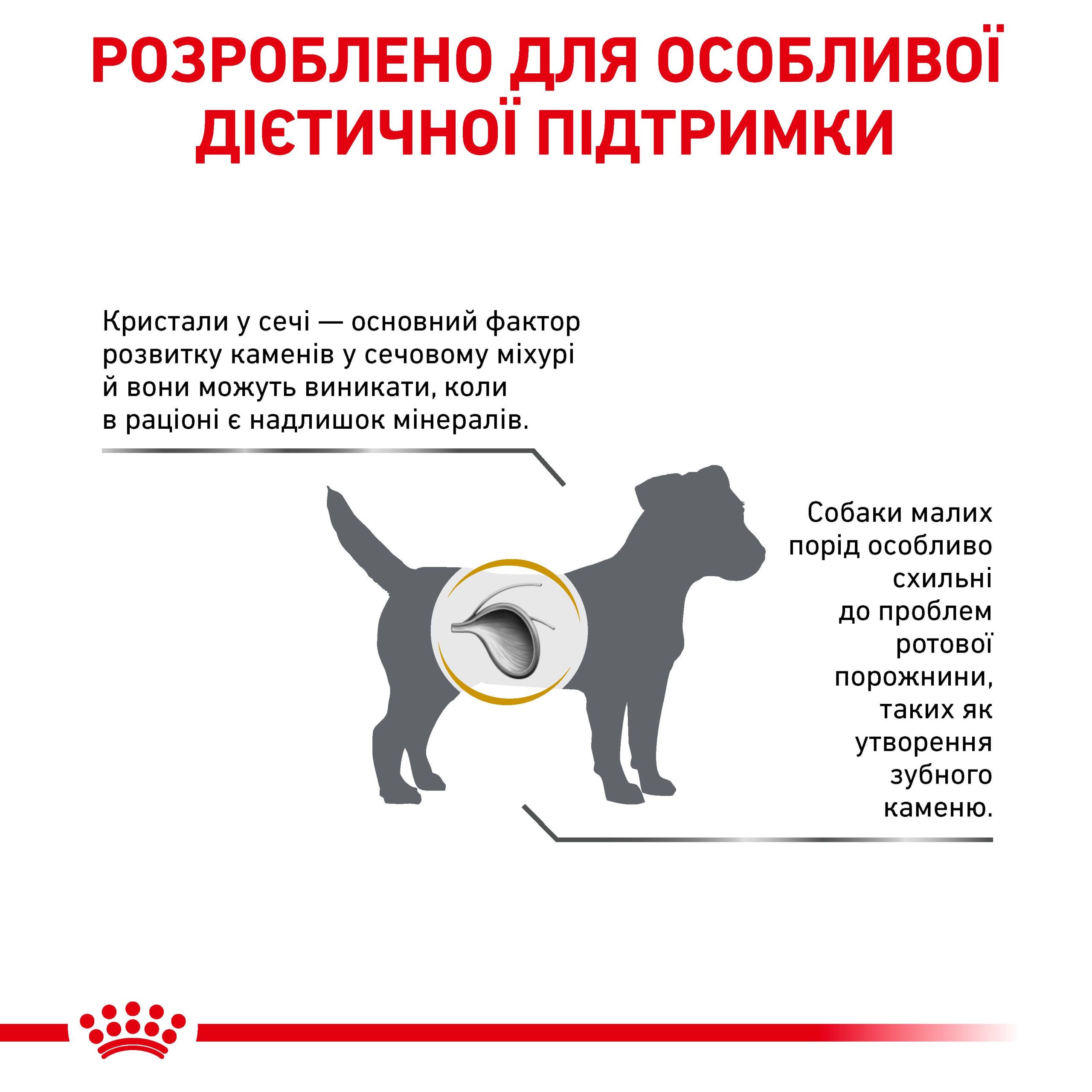 Корм для дорослих собак ROYAL CANIN URINARY S/O SMALL DOG 1.5 кг - Зображення 2