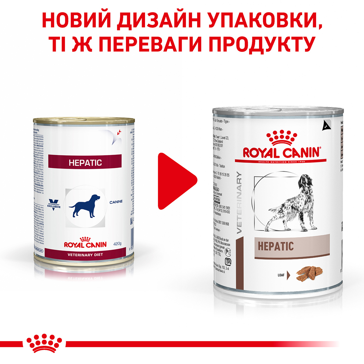 Вологий корм для дорослих собак ROYAL CANIN HEPATIC DOG Cans 0.42 кг - Зображення 3