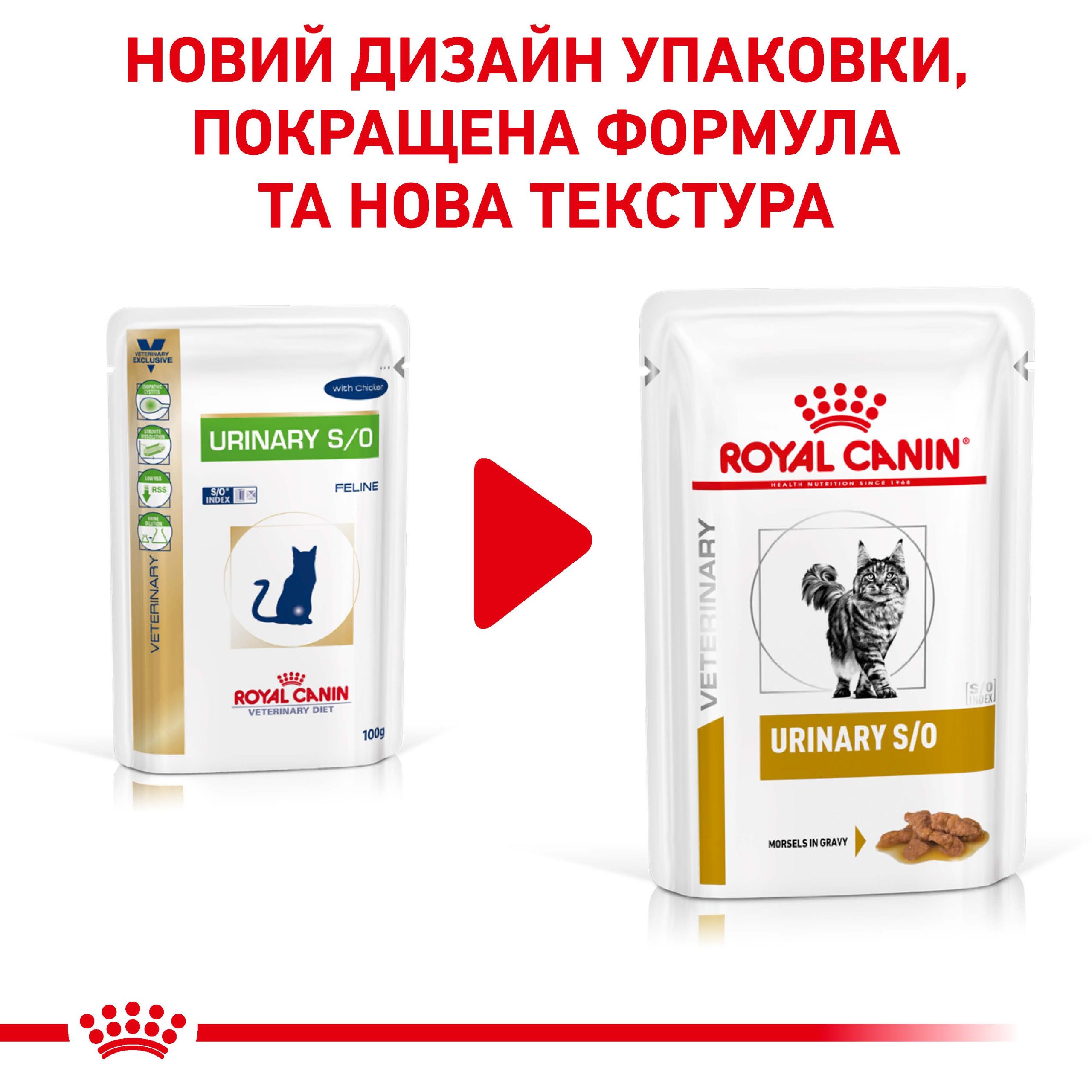 Вологий корм для дорослих котів ROYAL CANIN URINARY S/O CAT pouches 85г - Зображення 4