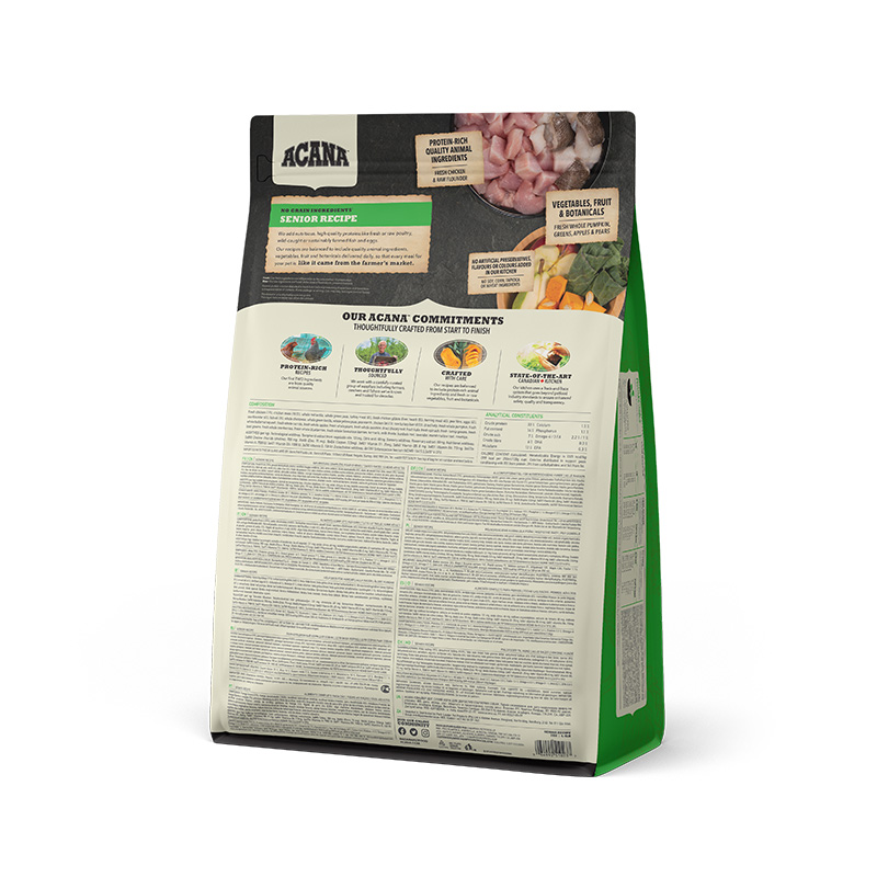Корм для собак ACANA Senior Dog Recipe 2kg (Курка, індичка, оселедець, камбала, яйця, печінка) - Зображення 3
