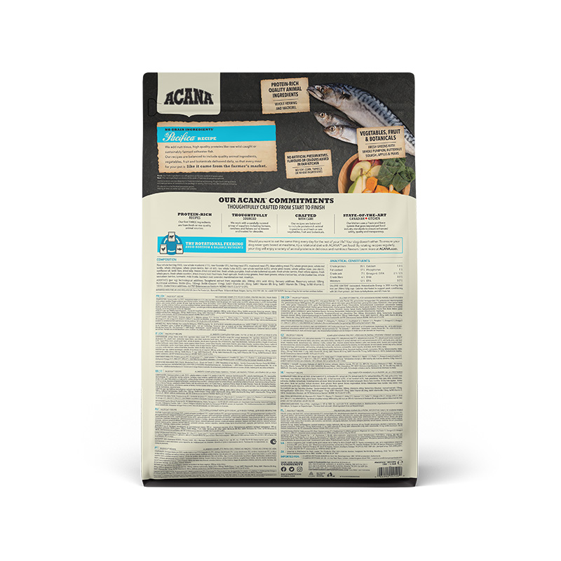 Корм для собак всіх стадій життя ACANA PACIFICA DOG RECIPE 2.0KG - Зображення 3