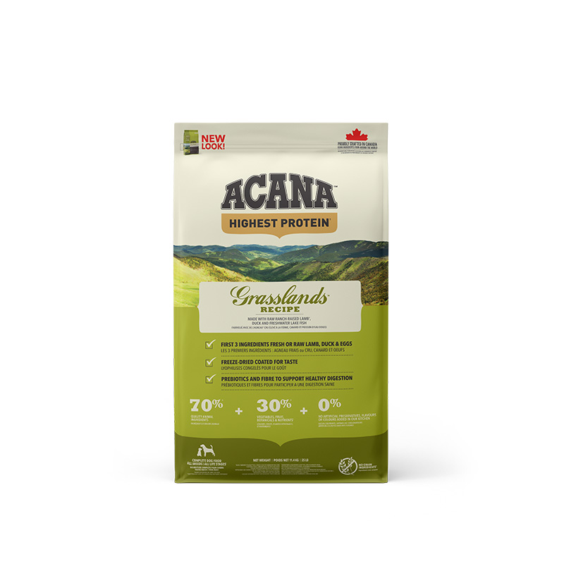 Сухий корм для собак всіх порід та всіх стадій життя ACANA GRASSLANDS DOG RECIPE 2kg