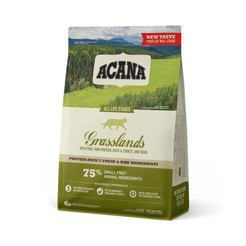 Корм для котів ACANA GRASSLANDS CAT 1.8KG (x8)